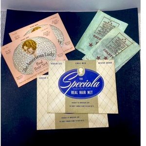 Great Graphics Vintage Hairnets In Original Packaging use for Vanity Display